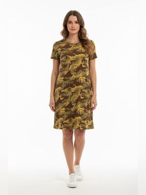 LuLaRoe Jessie Swing Dress • Scoop Neckline • Hidden Side Seam Pockets